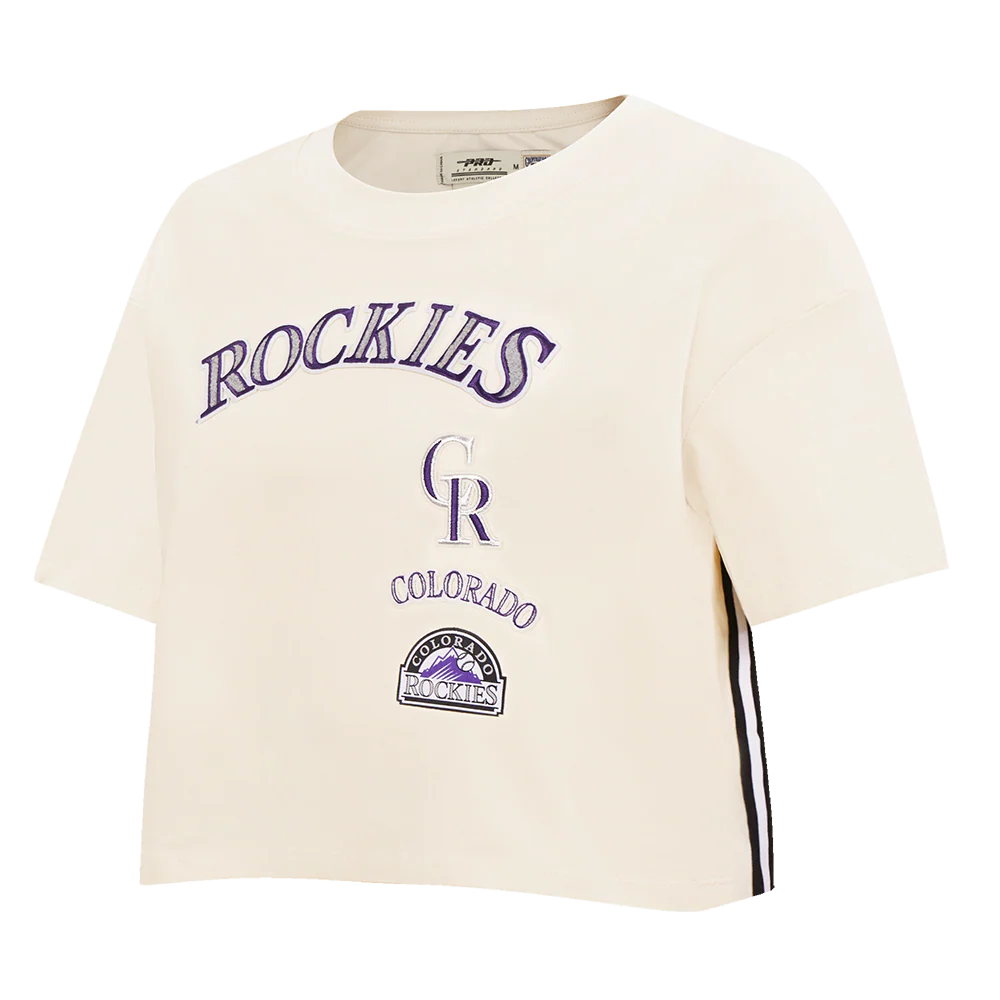MLB COLORADO ROCKIES RETRO CLASSIC WOMEN'S BOXY TOP