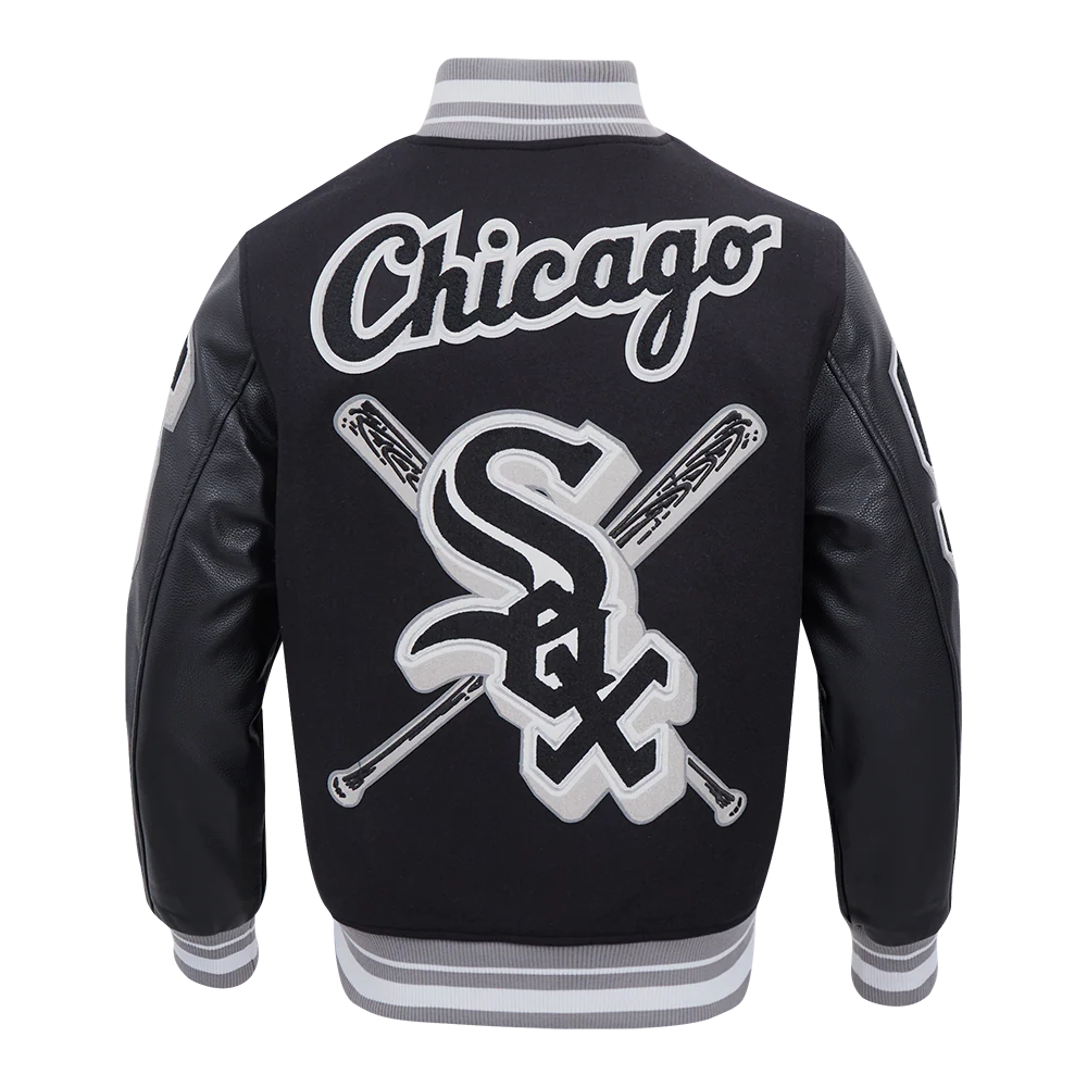 MLB CHICAGO WHITE SOX MASHUP MEN'S RIB WOOL VARSITY JACKET