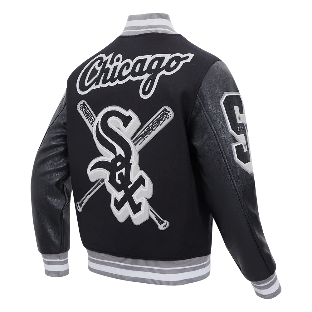 MLB CHICAGO WHITE SOX MASHUP MEN'S RIB WOOL VARSITY JACKET