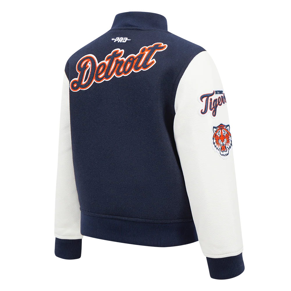 MLB DETROIT TIGERS CLASSIC LITTLE BOYS WOOL VARSITY JACKET
