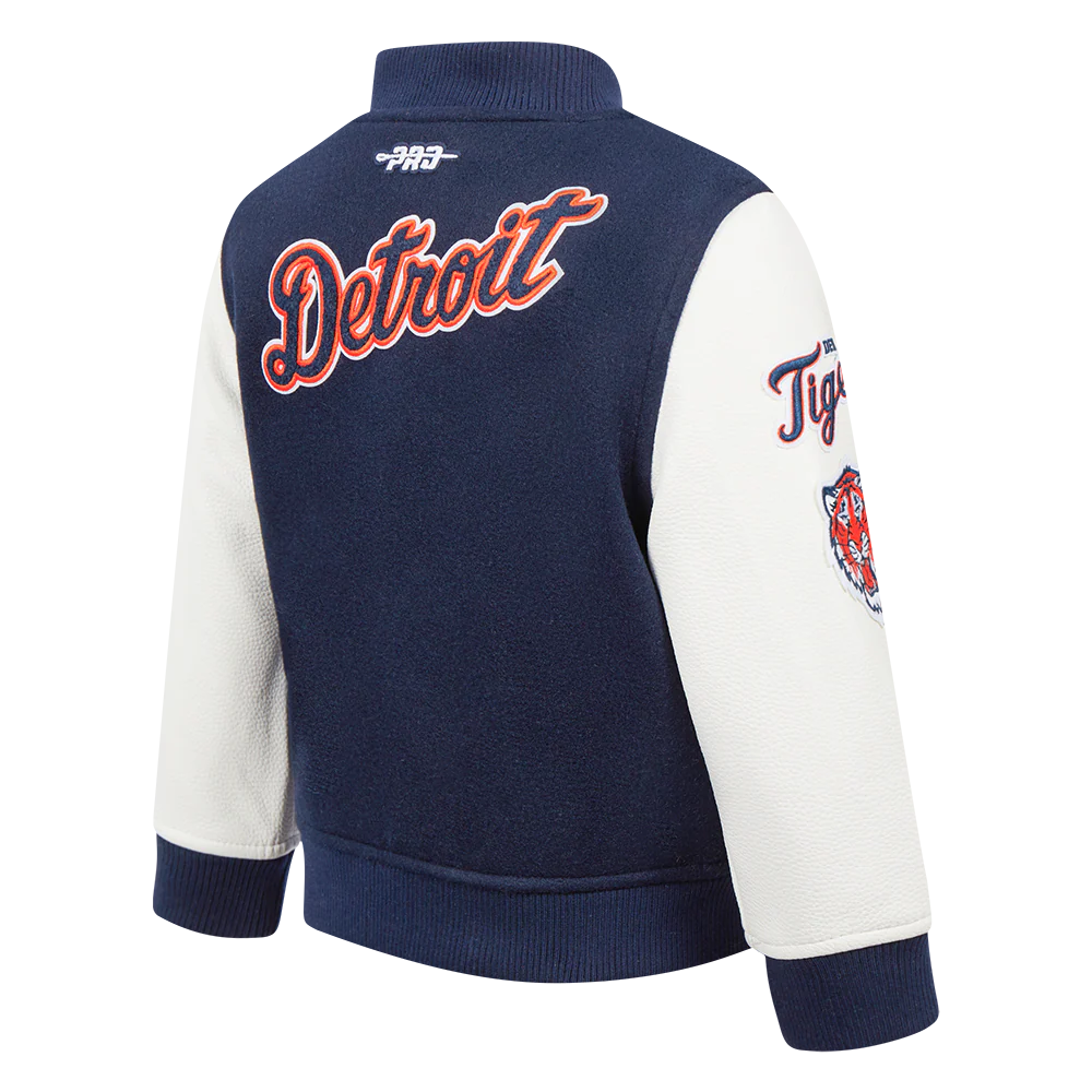 MLB DETROIT TIGERS CLASSIC TODDLER BOYS WOOL VARSITY JACKET