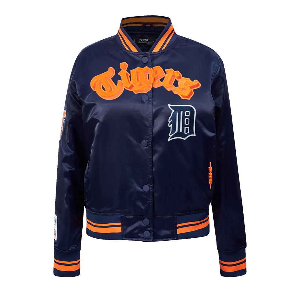 MLB DETROIT TIGERS BEST OF WOMEN'S RIB SATIN JACKET