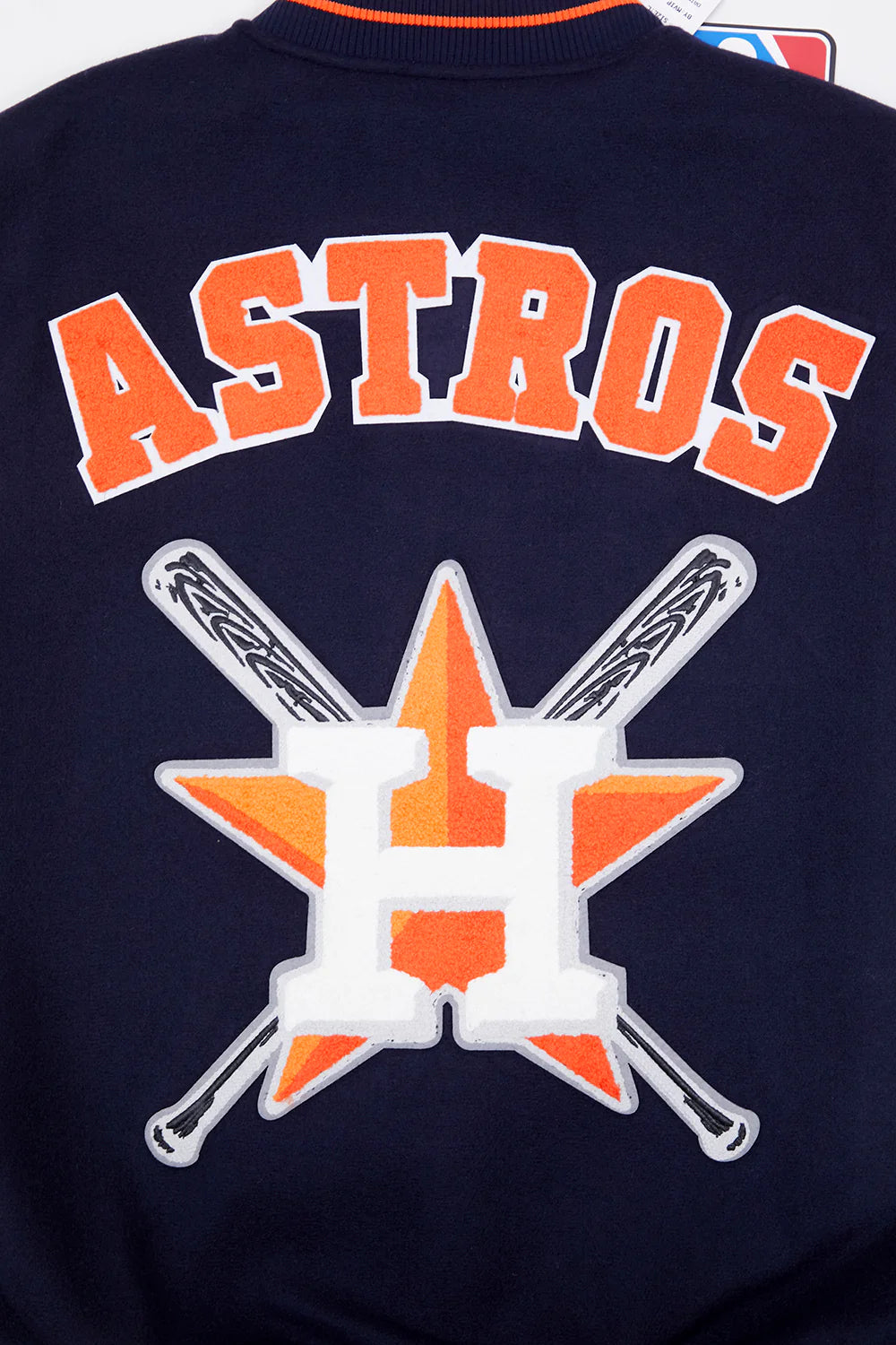 MLB HOUSTON ASTROS MASHUP MEN'S RIB WOOL VARSITY JACKET
