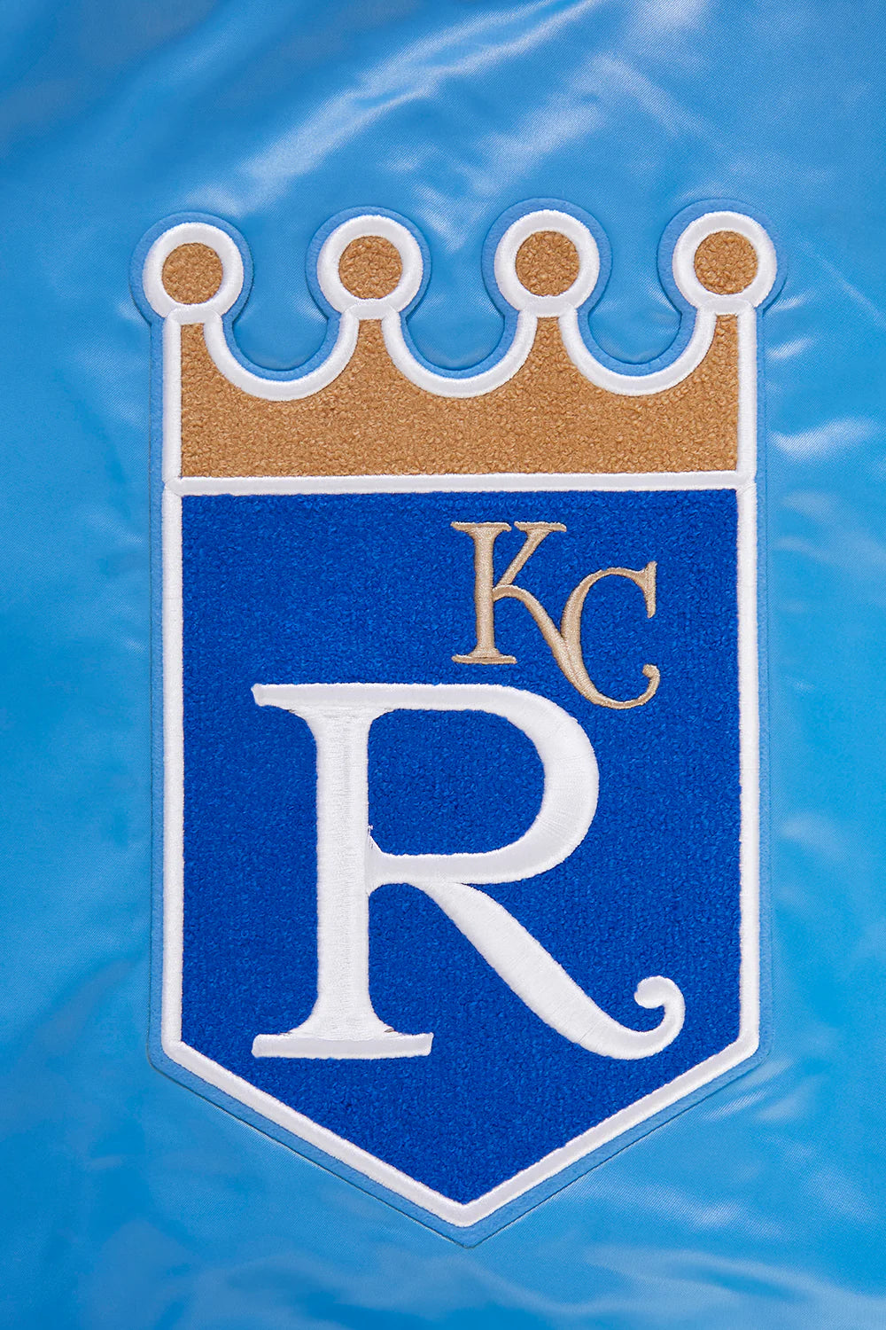 MLB KANSAS CITY ROYALS RETRO CLASSIC WOMEN'S RIB SATIN JACKET