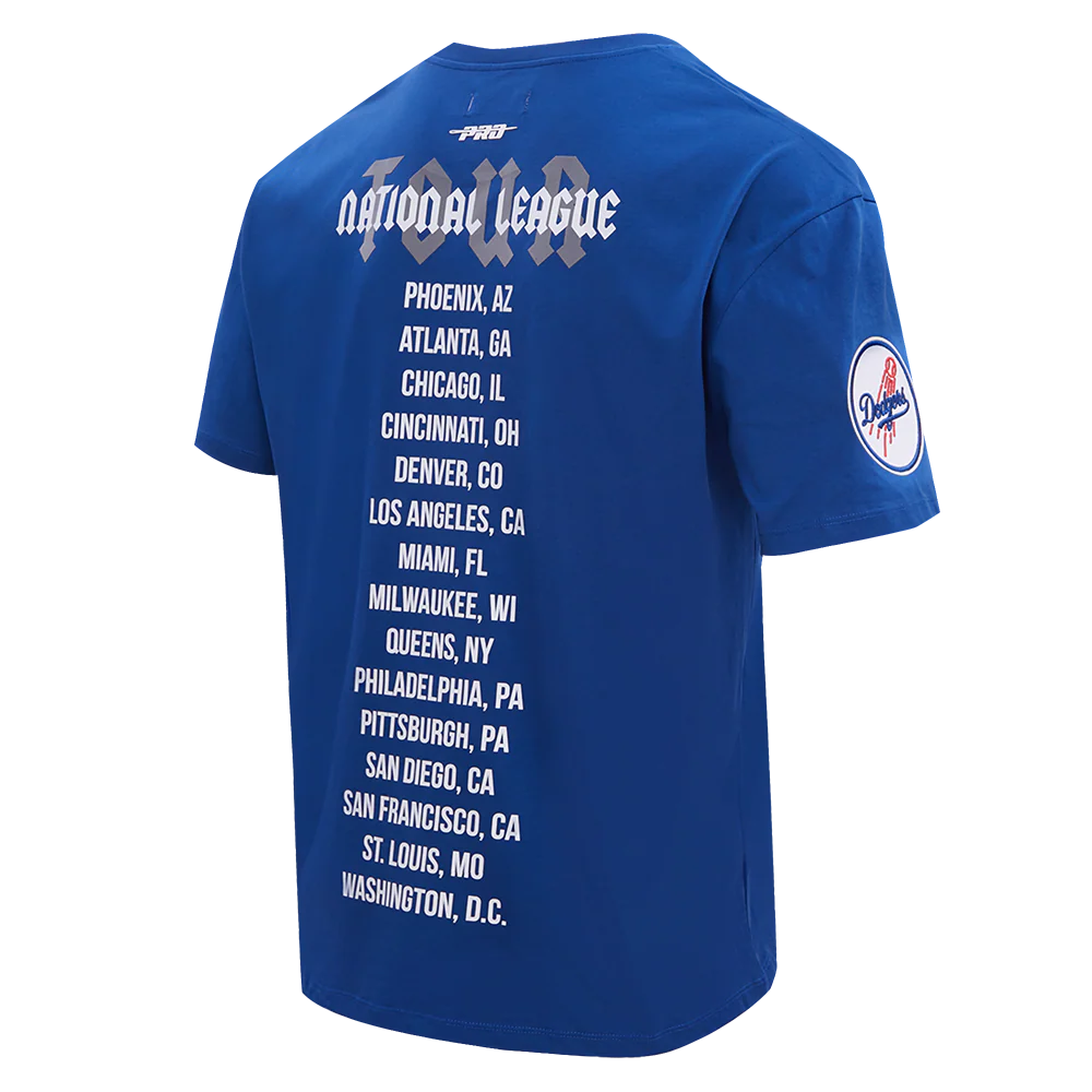 MLB LOS ANGELES DODGERS CITY TOUR COTTON JERSEY MEN'S DROP SHOULDER TEE