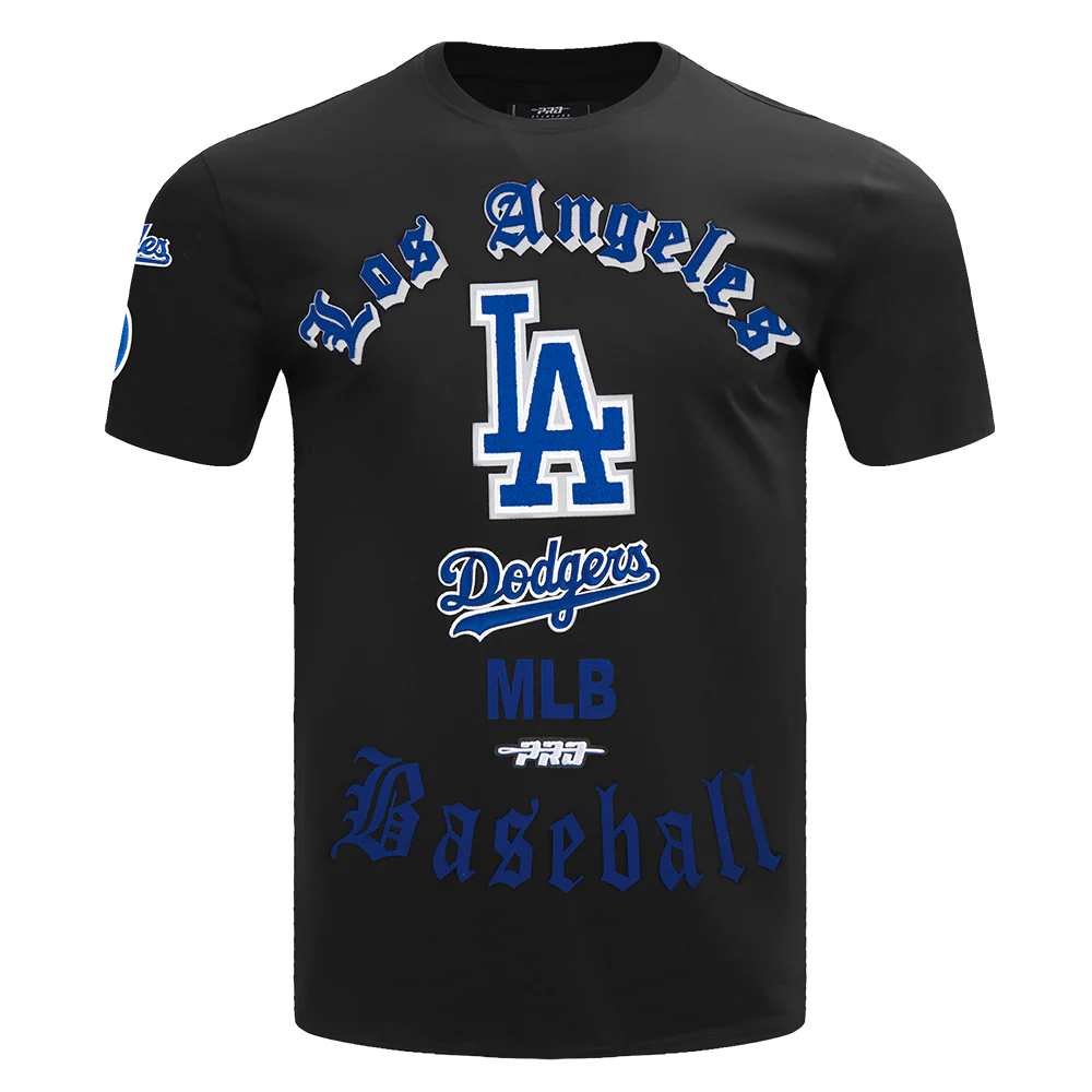 MLB LOS ANGELES DODGERS OLD ENGLISH MEN'S TOP