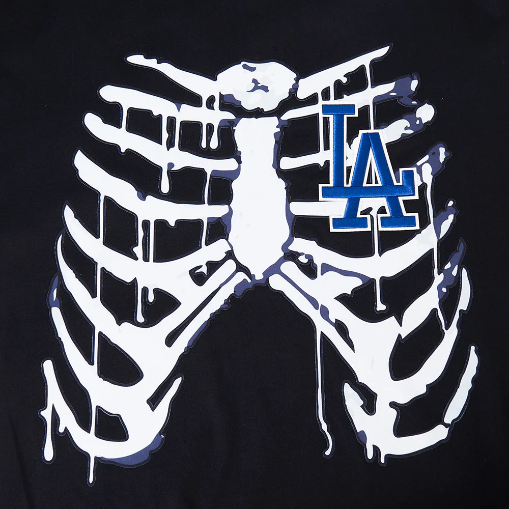 MLB LOS ANGELES DODGERS RIB CAGE MEN'S COTTON JERSEY DROP SHOULDER TOP