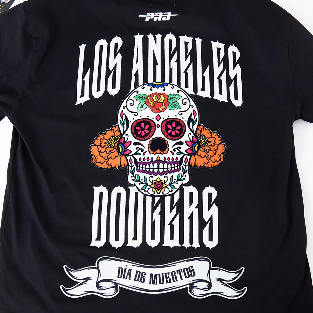 MLB LOS ANGELES DODGERS RIB CAGE MEN'S COTTON JERSEY DROP SHOULDER TOP