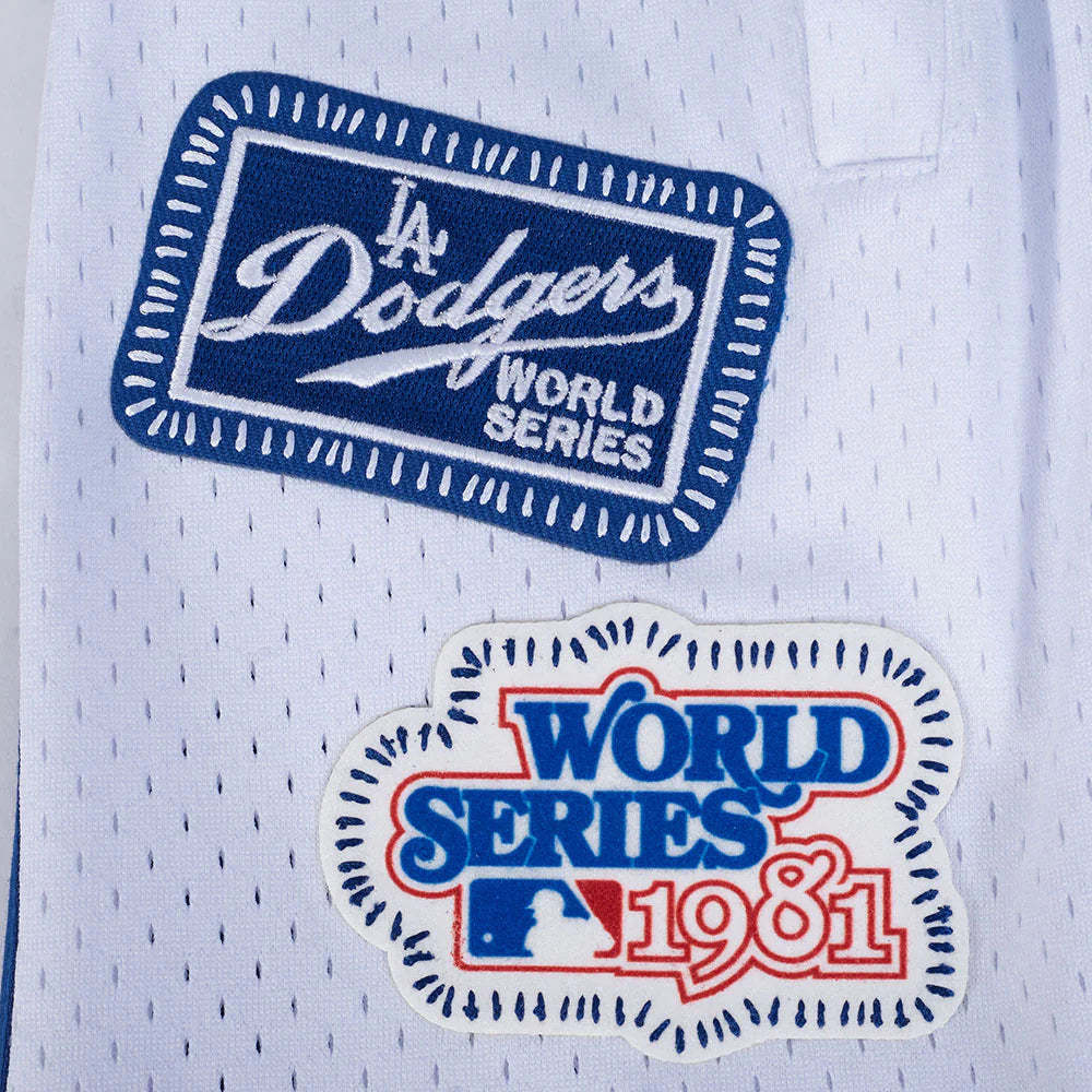 MLB LOS ANGELES DODGERS DIY PICK STITCH MEN'S DOUBLE KNIT 2.0 SHORT