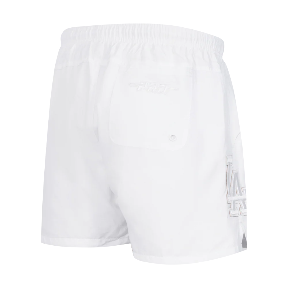MLB LOS ANGELES DODGERS WHITE OUT MEN'S WOVEN SHORT