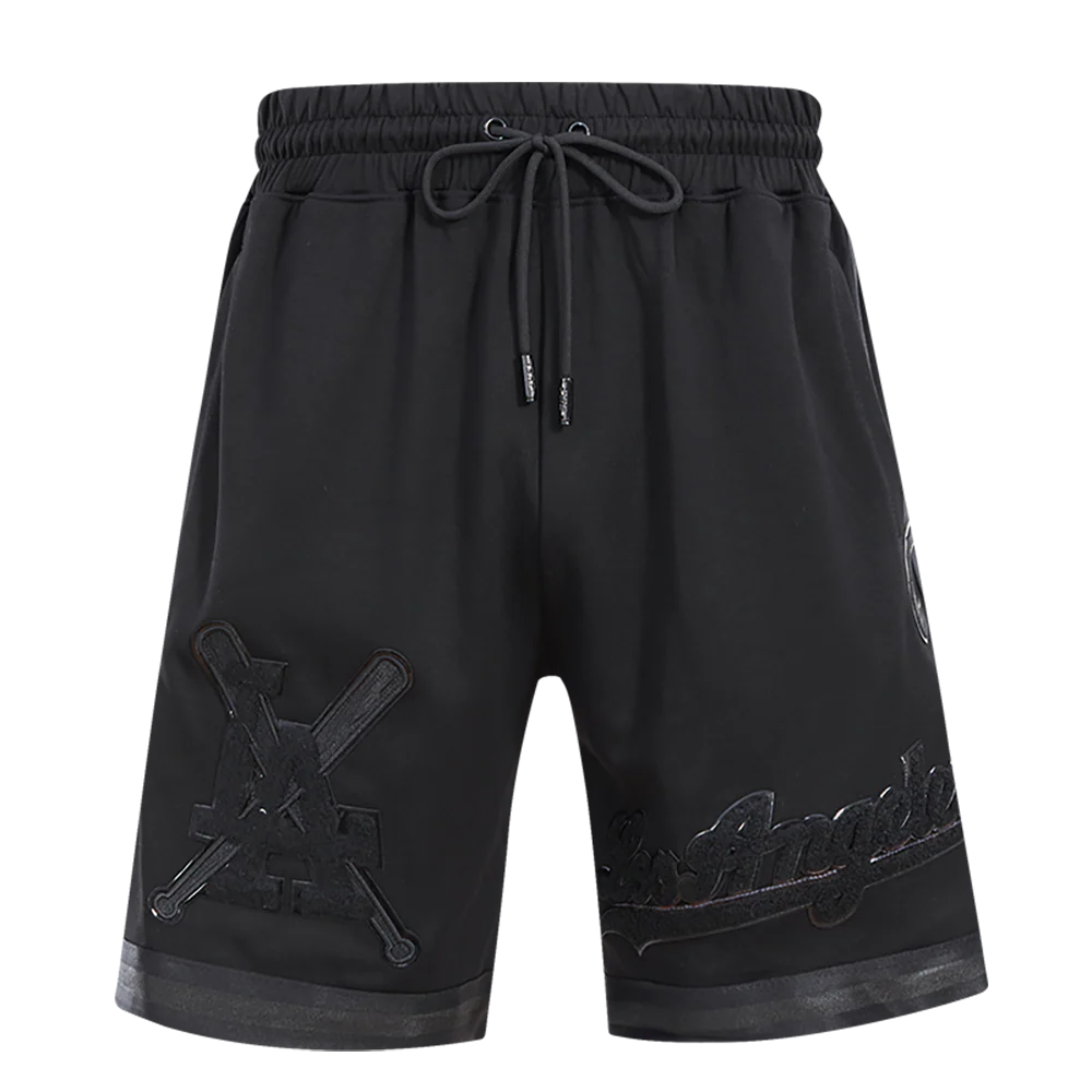 MLB LOS ANGELES DODGERS TRIPLE BLACK PRO TEAM MEN'S SHORT