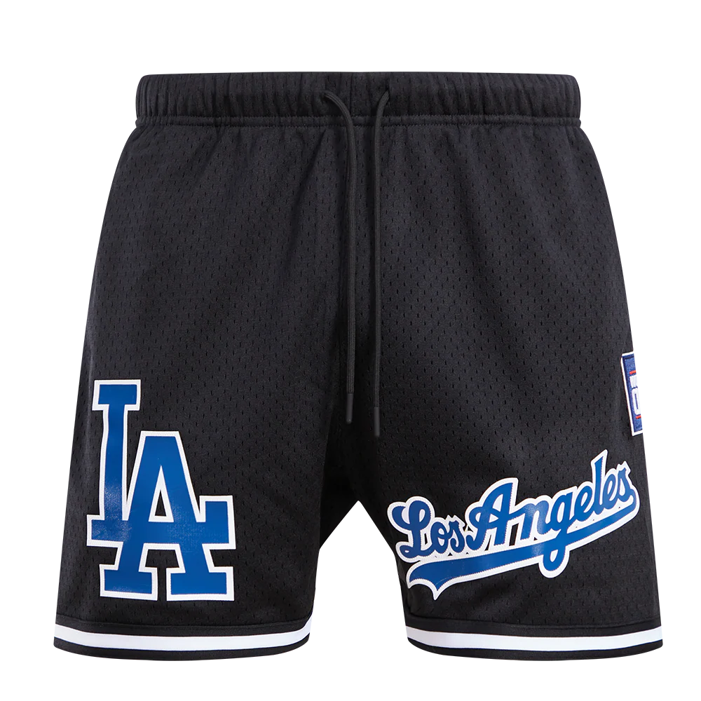MLB LOS ANGELES DODGERS LOGO MEN'S MESH SHORT