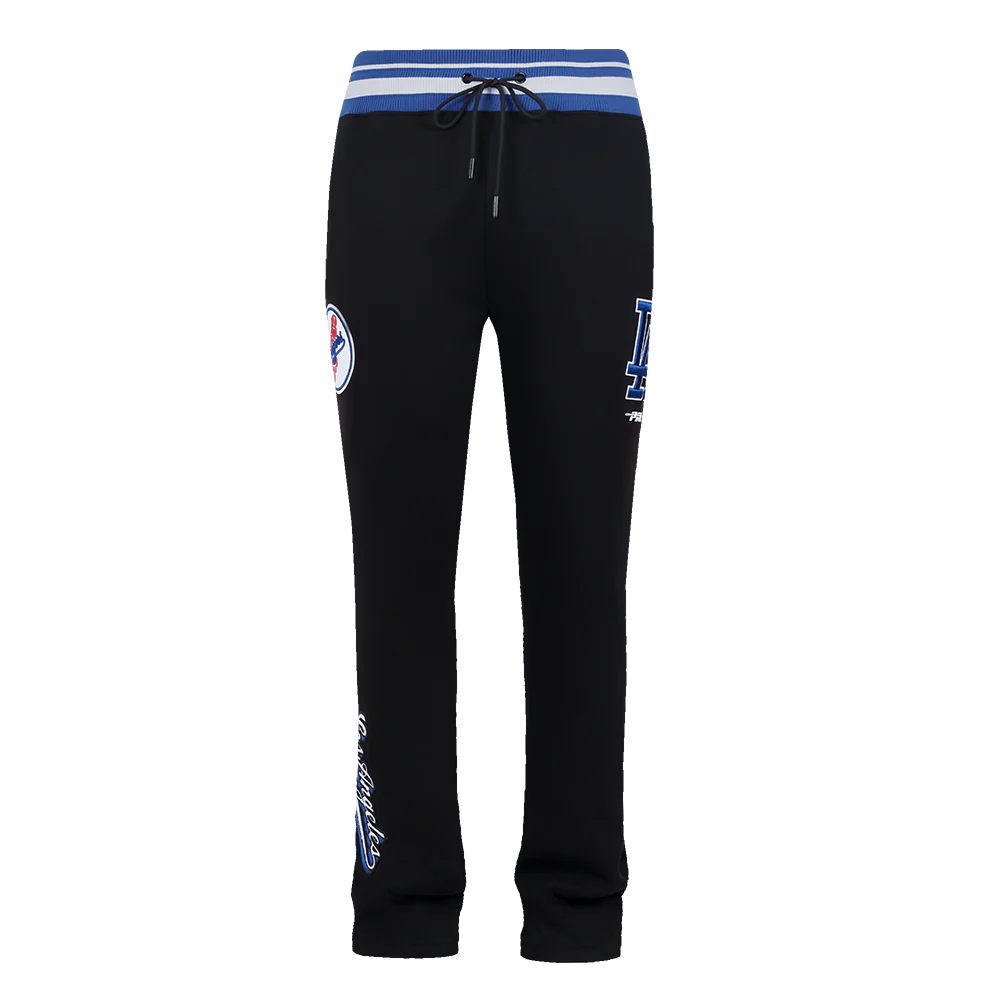 MLB LOS ANGELES DODGERS SCRIPT TAIL MEN'S RIB FLEECE SWEATPANT