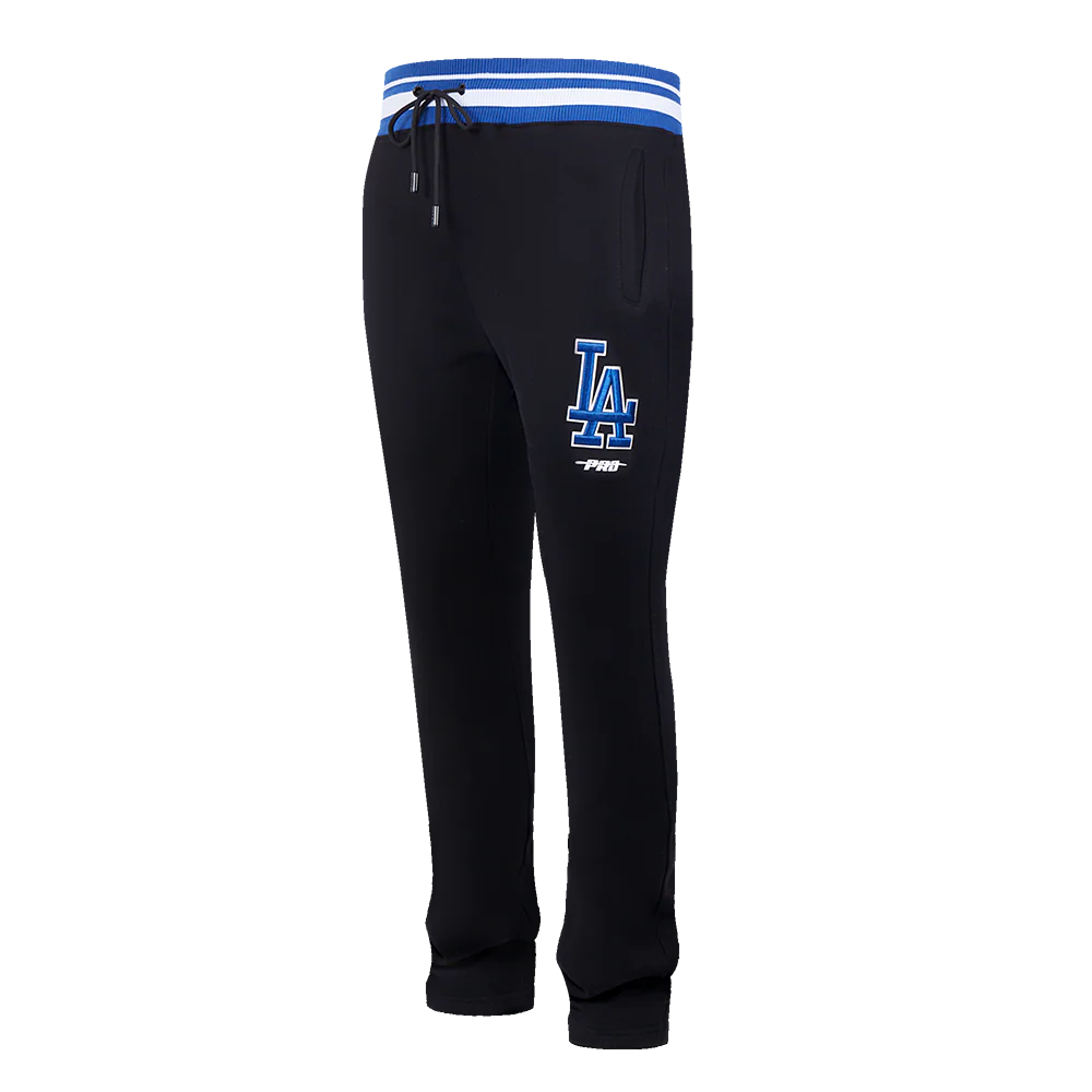MLB LOS ANGELES DODGERS SCRIPT TAIL MEN'S RIB FLEECE SWEATPANT