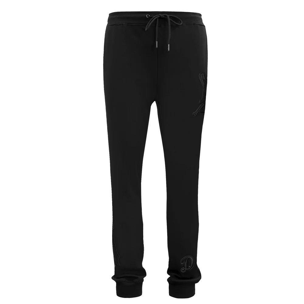 MLB LOS ANGELES DODGERS TRIPLE BLACK LOGO MEN'S JOGGER