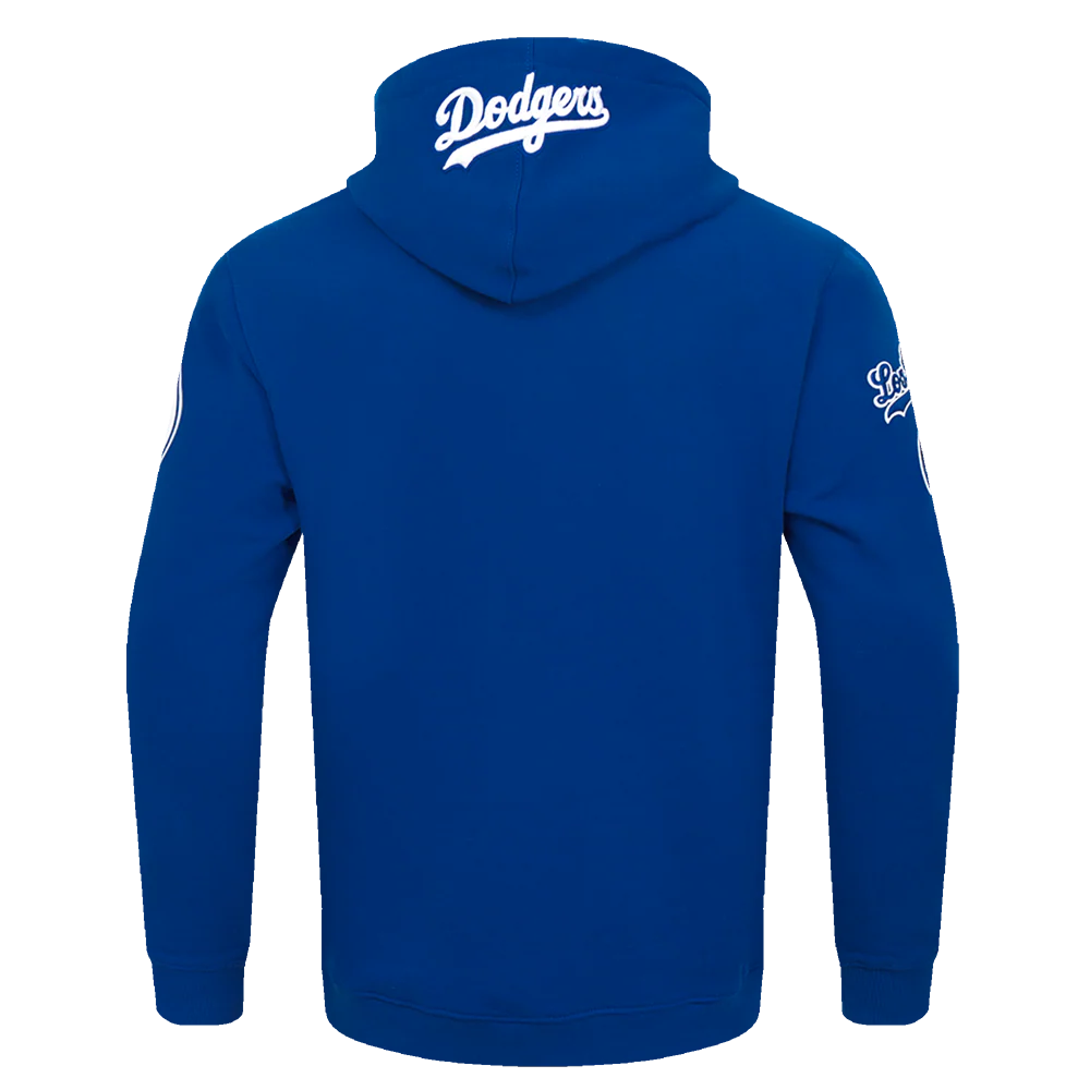 MLB LOS ANGELES DODGERS OLD ENGLISH MEN'S PULLOVER HOODIE