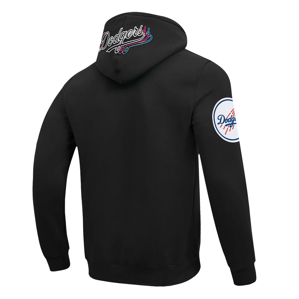 MLB LOS ANGELES DODGERS ECHO LOGO MEN'S FLEECE PULLOVER HOODIE