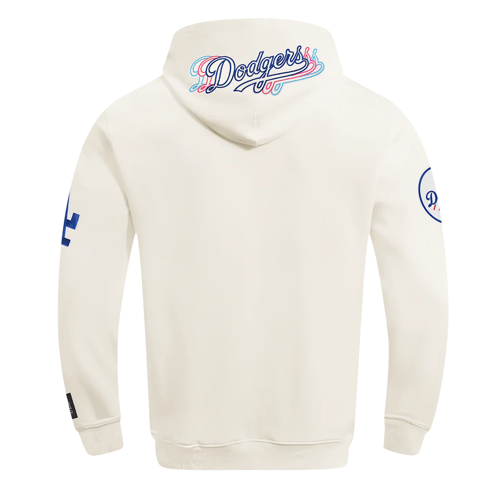 MLB LOS ANGELES DODGERS ECHO LOGO MEN'S FLEECE PULLOVER HOODIE