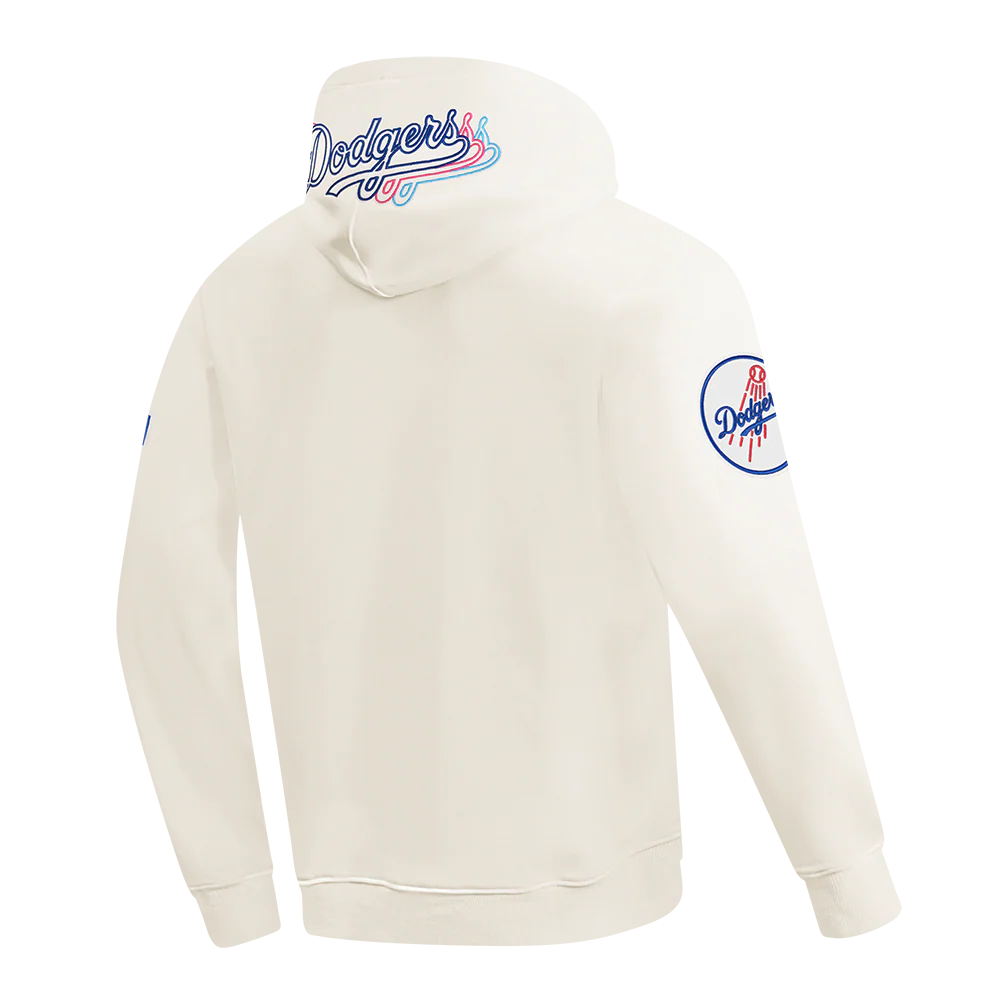 MLB LOS ANGELES DODGERS ECHO LOGO MEN'S FLEECE PULLOVER HOODIE