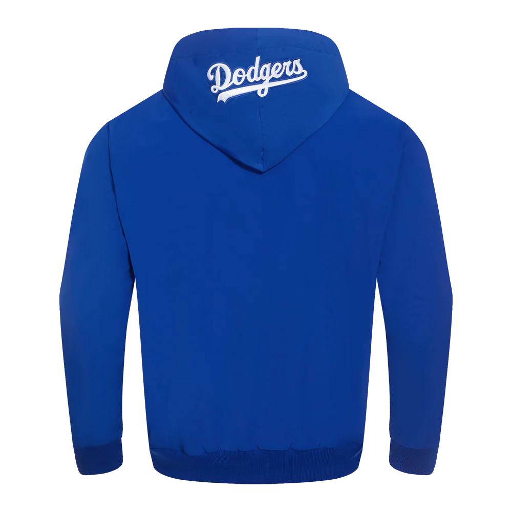 MLB LOS ANGELES DODGERS CLASSIC WIND SUIT MEN'S WOVEN FULL ZIP PULLOVER HOODIE