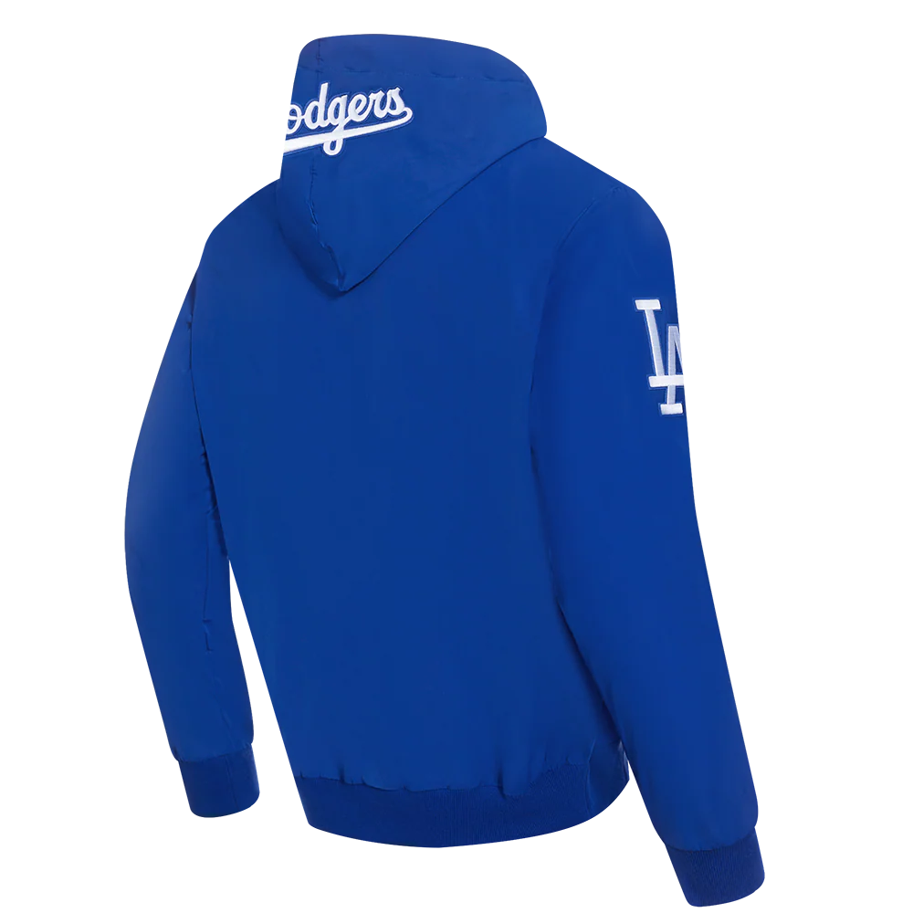 MLB LOS ANGELES DODGERS CLASSIC WIND SUIT MEN'S WOVEN FULL ZIP PULLOVER HOODIE