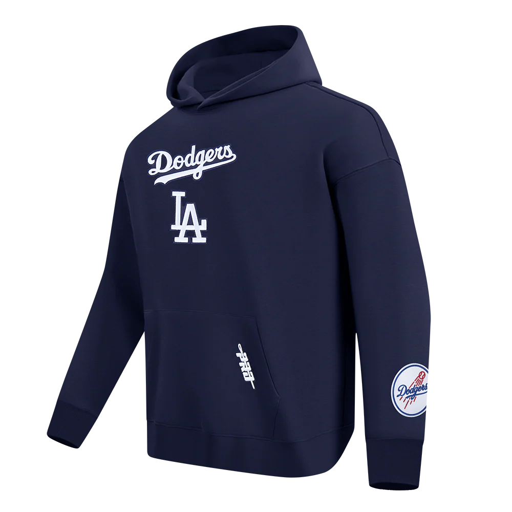 MLB LOS ANGELES DODGERS WINGSPAN MEN'S DROP SHOULDER FLC PO HOODIE V2