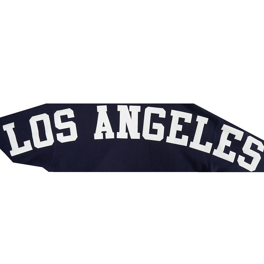 MLB LOS ANGELES DODGERS WINGSPAN MEN'S DROP SHOULDER FLC PO HOODIE V2