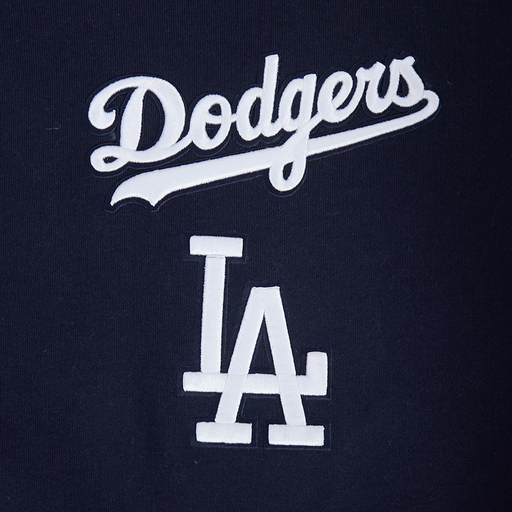 MLB LOS ANGELES DODGERS WINGSPAN MEN'S DROP SHOULDER FLC PO HOODIE V2
