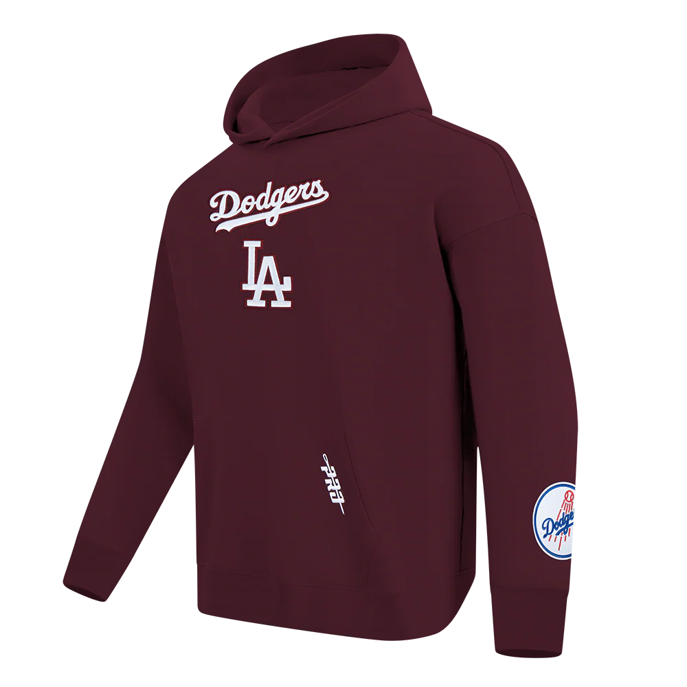 MLB LOS ANGELES DODGERS WINGSPAN MEN'S DROP SHOULDER FLC PO HOODIE V2