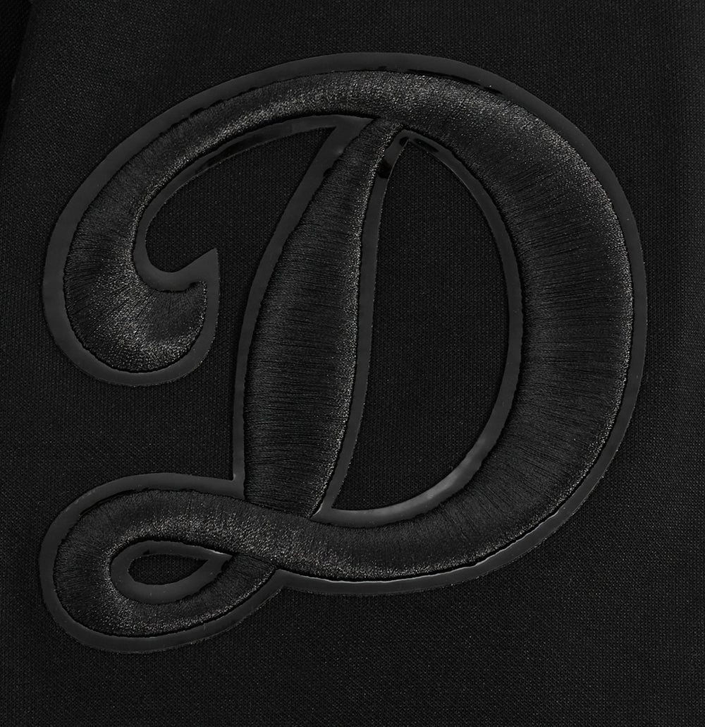 MLB LOS ANGELES DODGERS TRIPLE BLACK MEN'S ZIPPER HOODIE