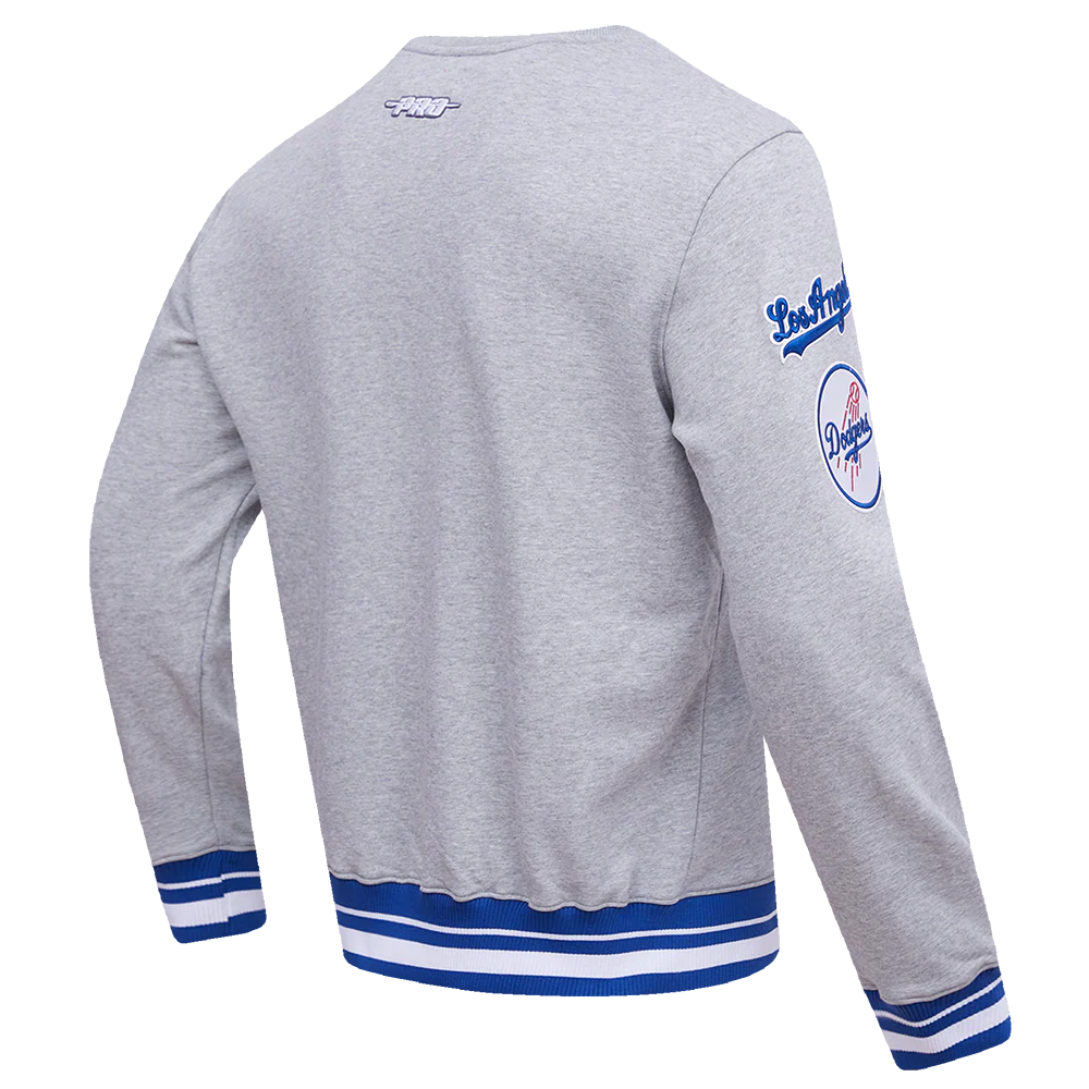 MLB LOS ANGELES DODGERS MASHUP MEN'S RIB CREWNECK