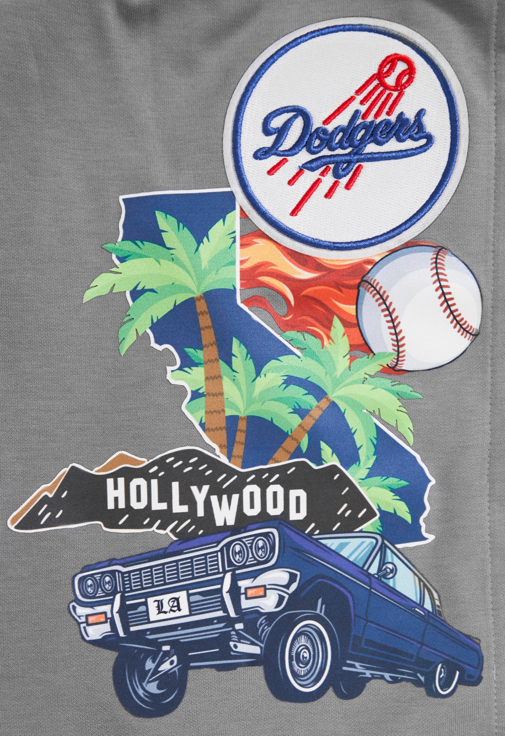 MLB LOS ANGELES DODGERS HOMETOWN MEN'S PULLOVER HOODIE