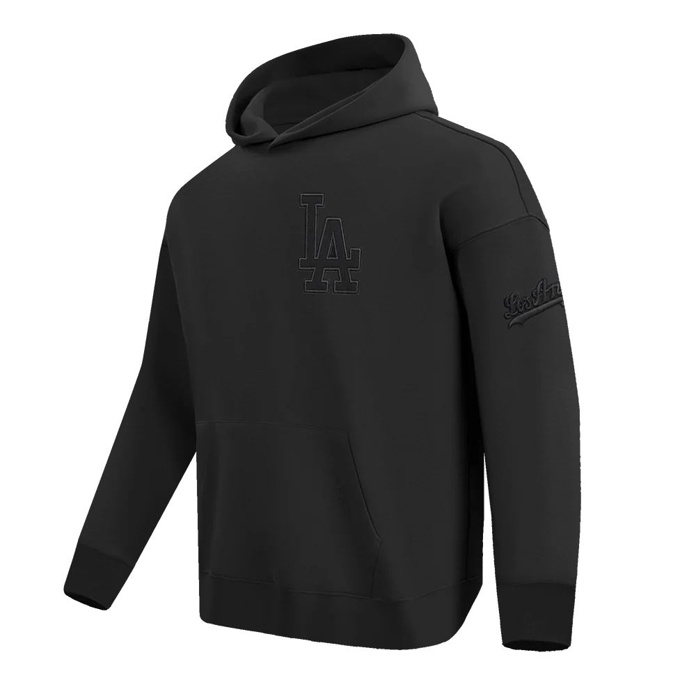 MLB LOS ANGELES DODGERS NEUTRAL DROP SHOULDER MEN'S PULLOVER HOODIE