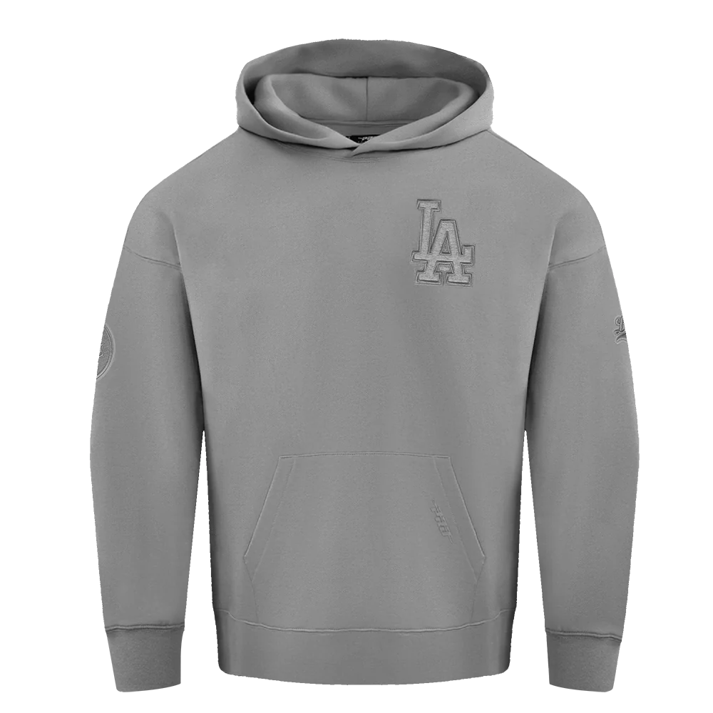 MLB LOS ANGELES DODGERS NEUTRAL MEN'S DROP SHOULDER PULLOVER HOODIE