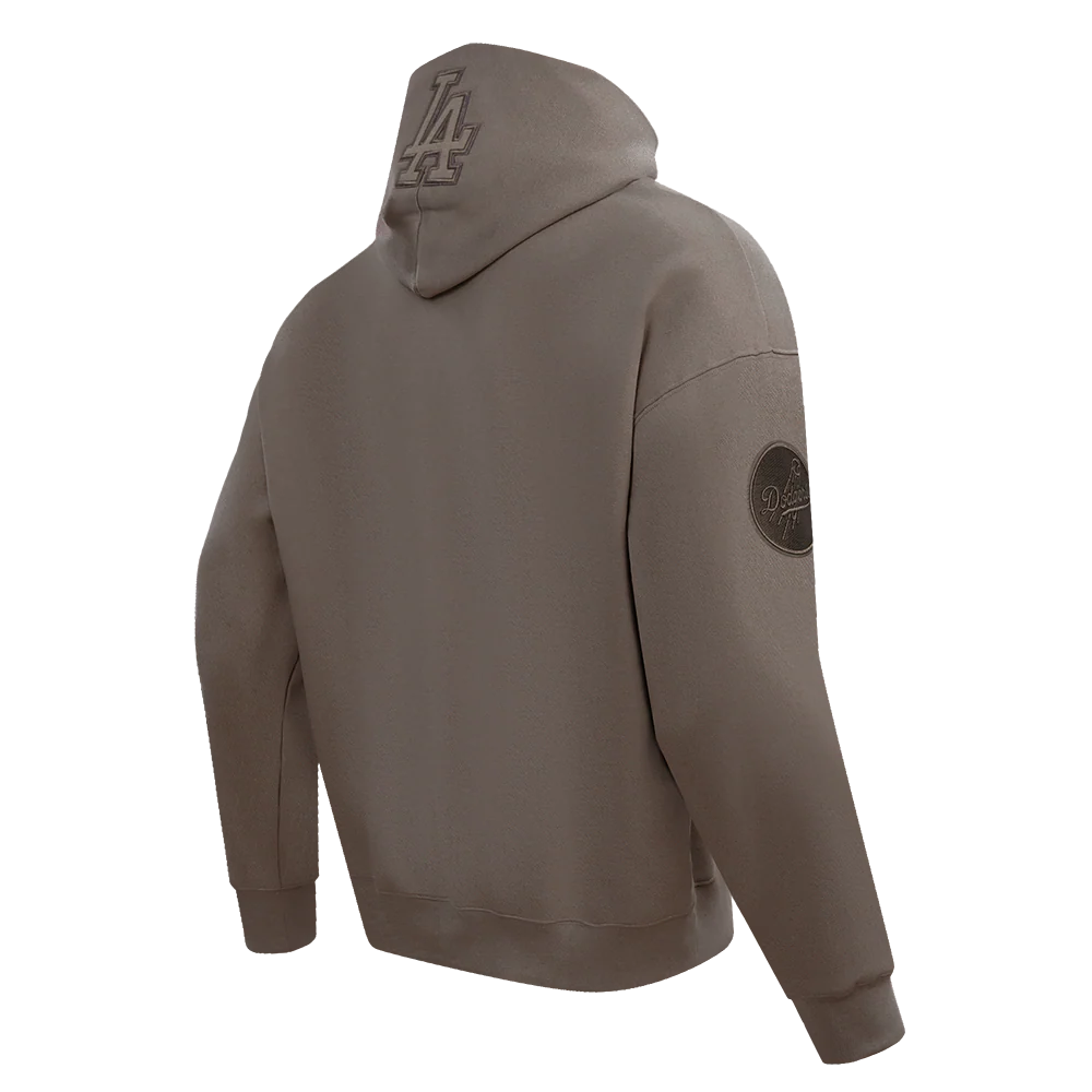 MLB LOS ANGELES DODGERS NEUTRAL DROP SHOULDER MEN'S PULLOVER HOODIE