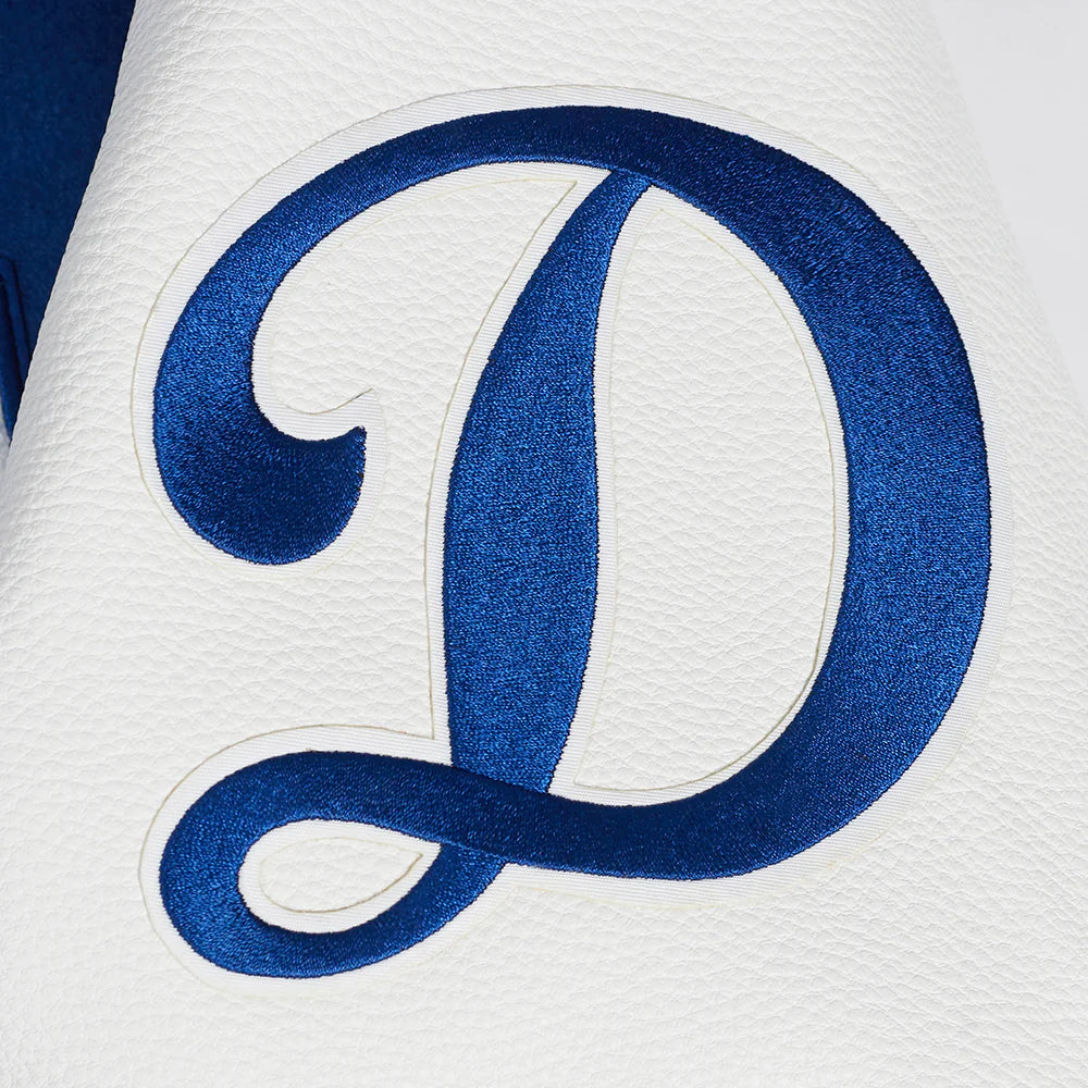 MLB LOS ANGELES DODGERS TURN IT UP MEN'S RIB WOOL VARSITY JACKET