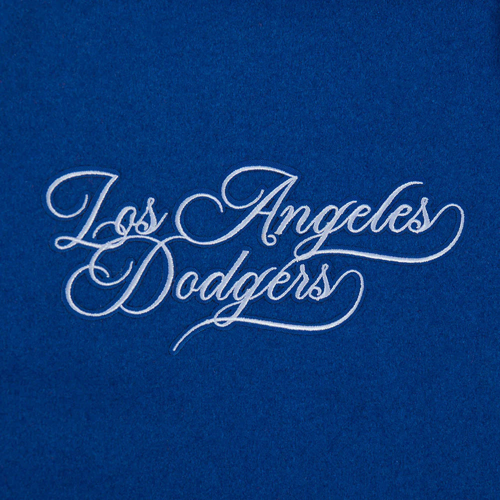 MLB LOS ANGELES DODGERS SUGAR SKULL MEN'S RIB WOOL VARSITY JACKET