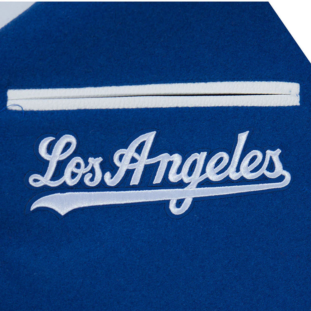 MLB LOS ANGELES DODGERS SUGAR SKULL MEN'S RIB WOOL VARSITY JACKET