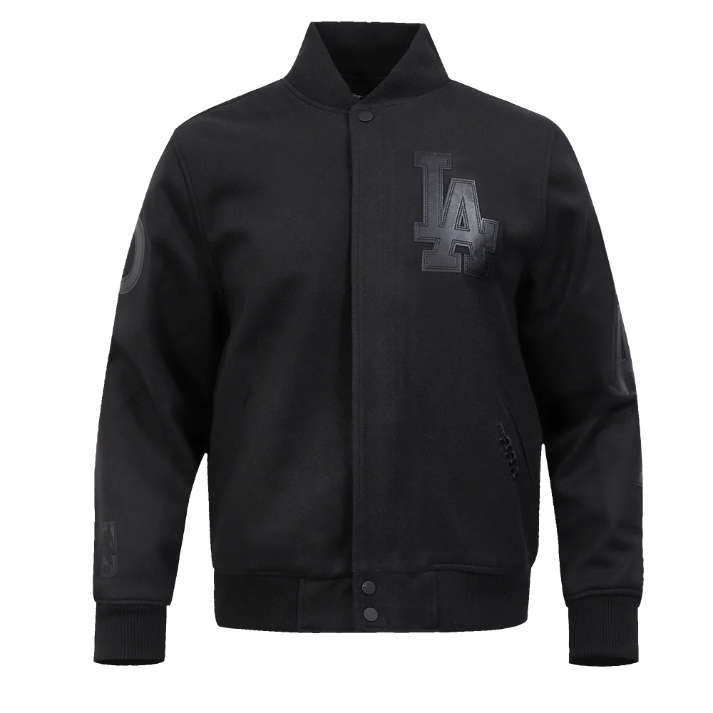 MLB LOS ANGELES DODGERS WASHED VANGUARD MEN'S ALL WOOL VARSITY JACKE