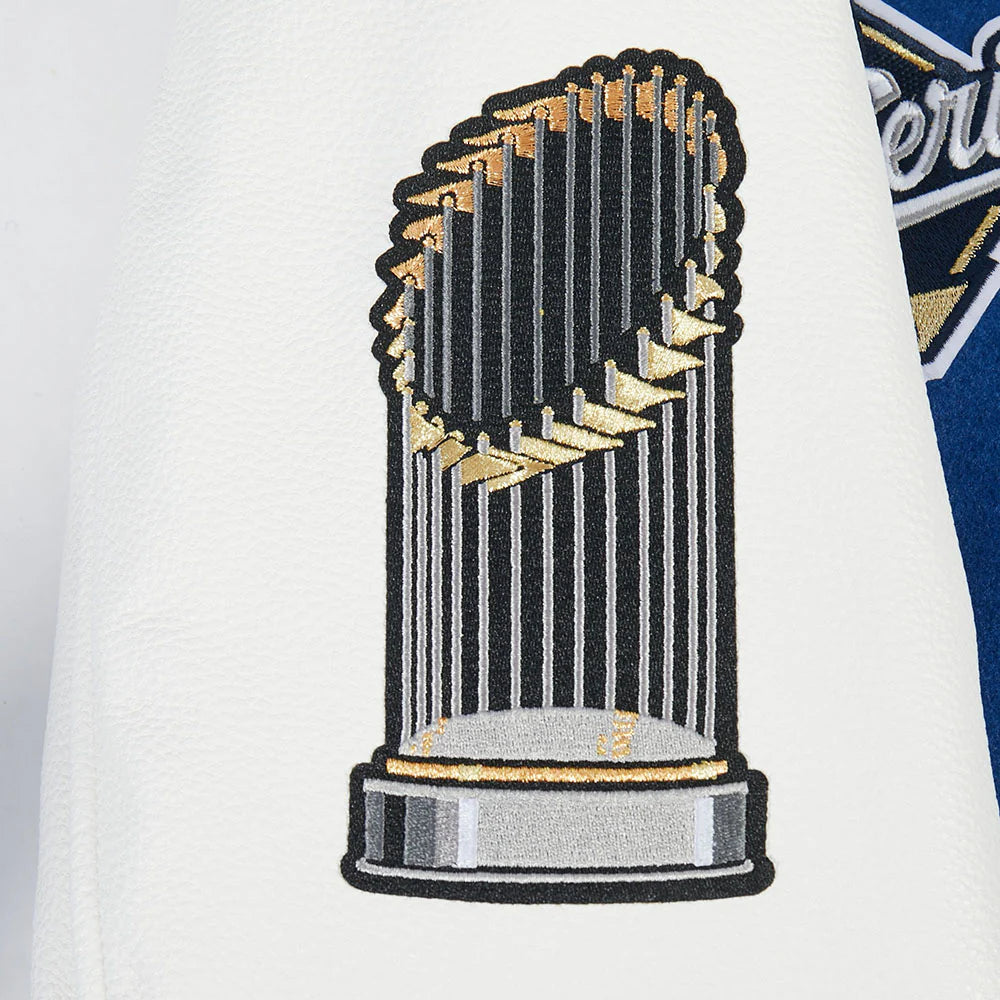 MLB LOS ANGELES DODGERS MLB WORLD SERIES 2025 MEN´S RIB WOOL VARSITY JACKET