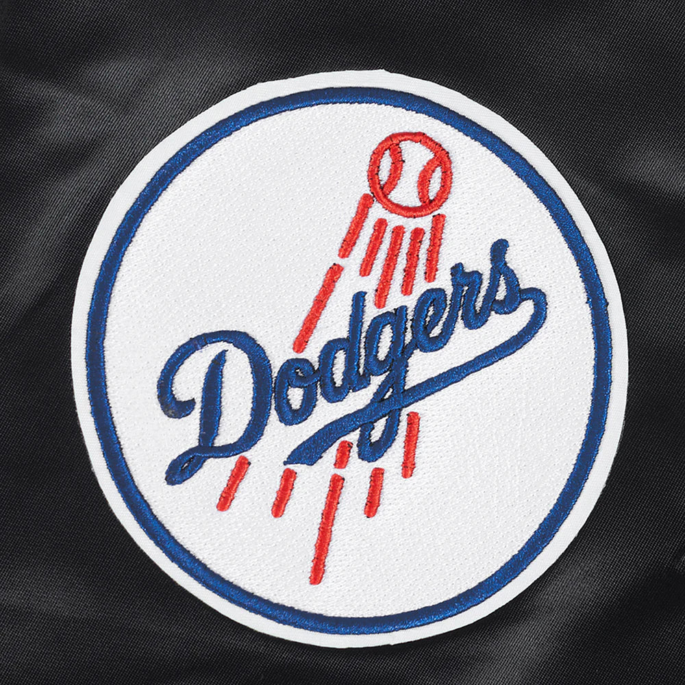 MLB LOS ANGELES DODGERS BIG LOGO WORLD SERIES MEN'S SATIN JACKET