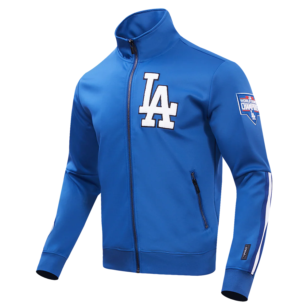 MLB LOS ANGELES DODGERS CLASSIC MEN'S DOUBLE KNIT TRACK JACKET