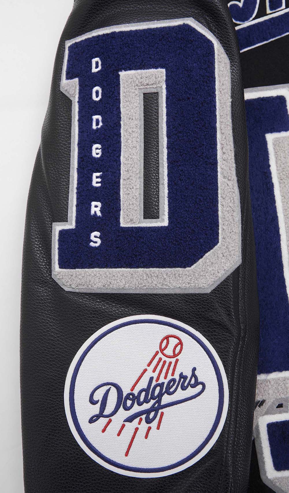 MLB LOS ANGELES DODGERS MASHUP MEN'S RIB WOOL VARSITY JACKET