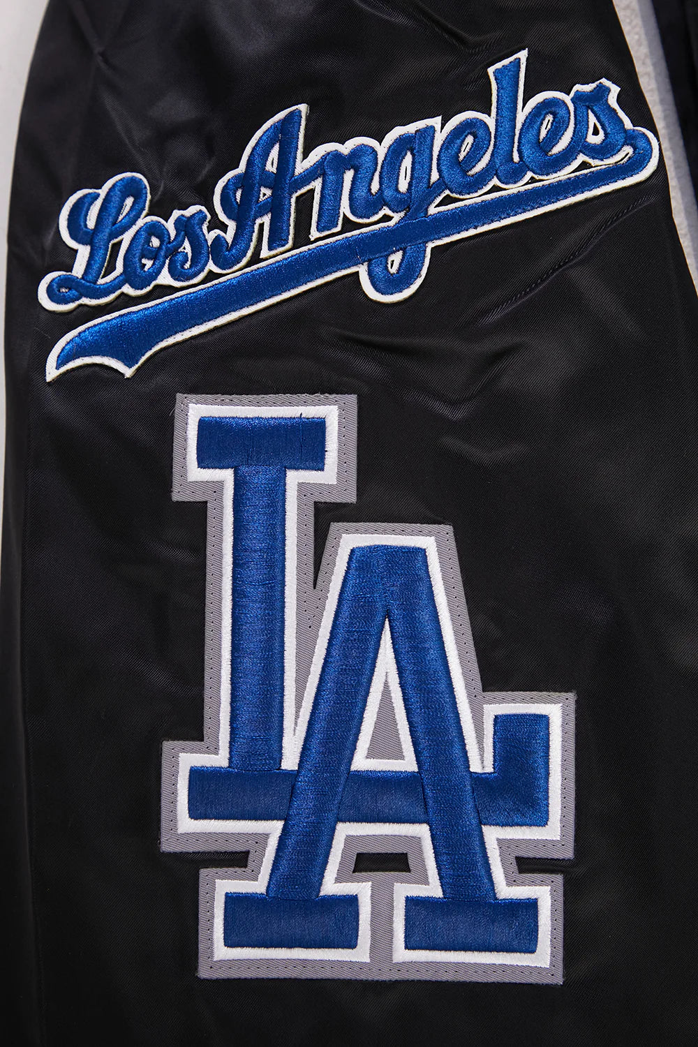 MLB LOS ANGELES DODGERS MASHUP MEN'S RIB SATIN JACKET