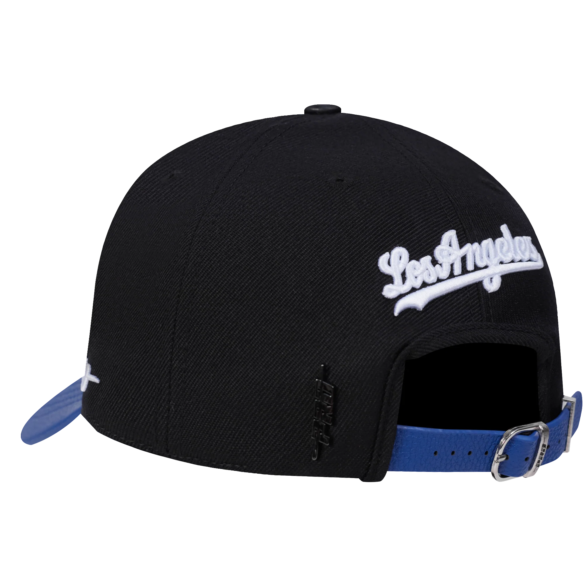 MLB LOS ANGELES DODGERS DIY PICK STITCH LEATHER PINCH FRONT STRAPBACK