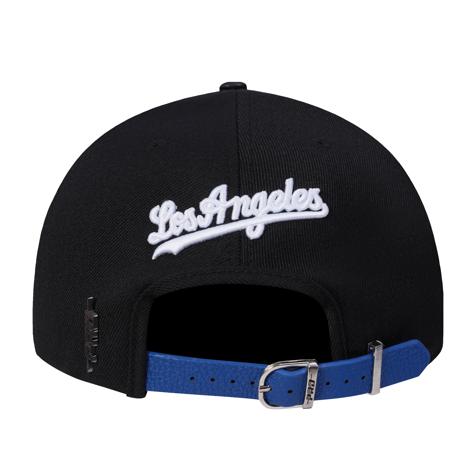 MLB LOS ANGELES DODGERS DIY PICK STITCH LEATHER PINCH FRONT STRAPBACK
