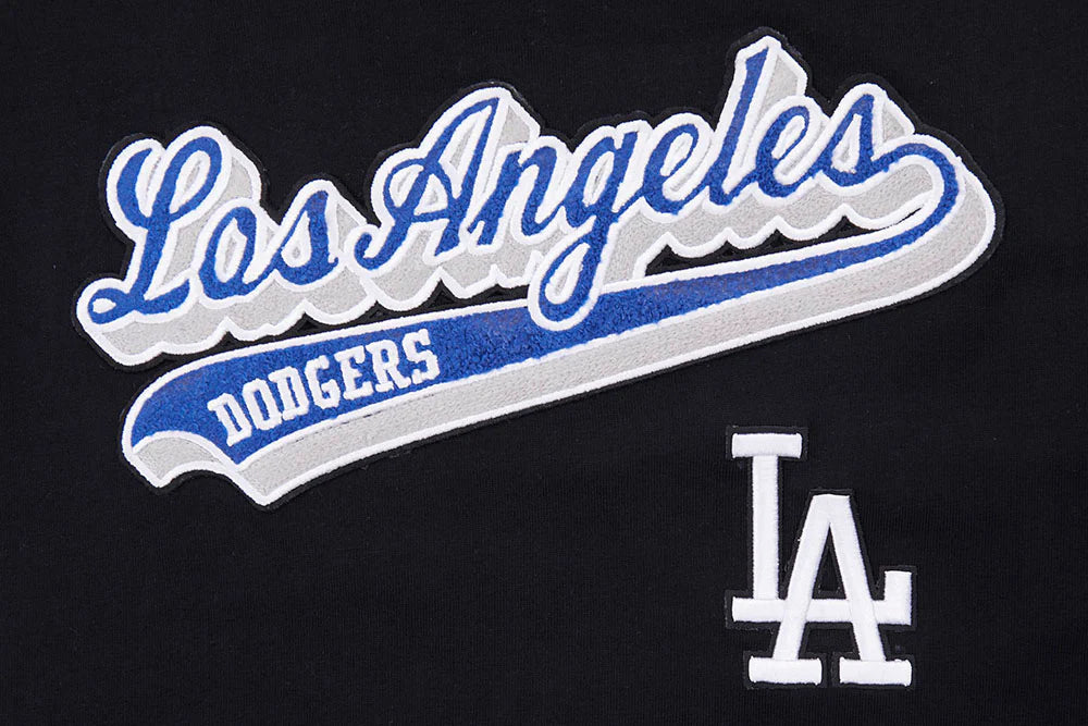 MLB LOS ANGELES DODGERS SCRIPT TAIL WOMEN'S COTTON BOYFRIEND TOP