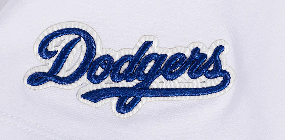 MLB LOS ANGELES DODGERS SCRIPT TAIL WOMEN'S SINGLE JERSEY BOXY TOP