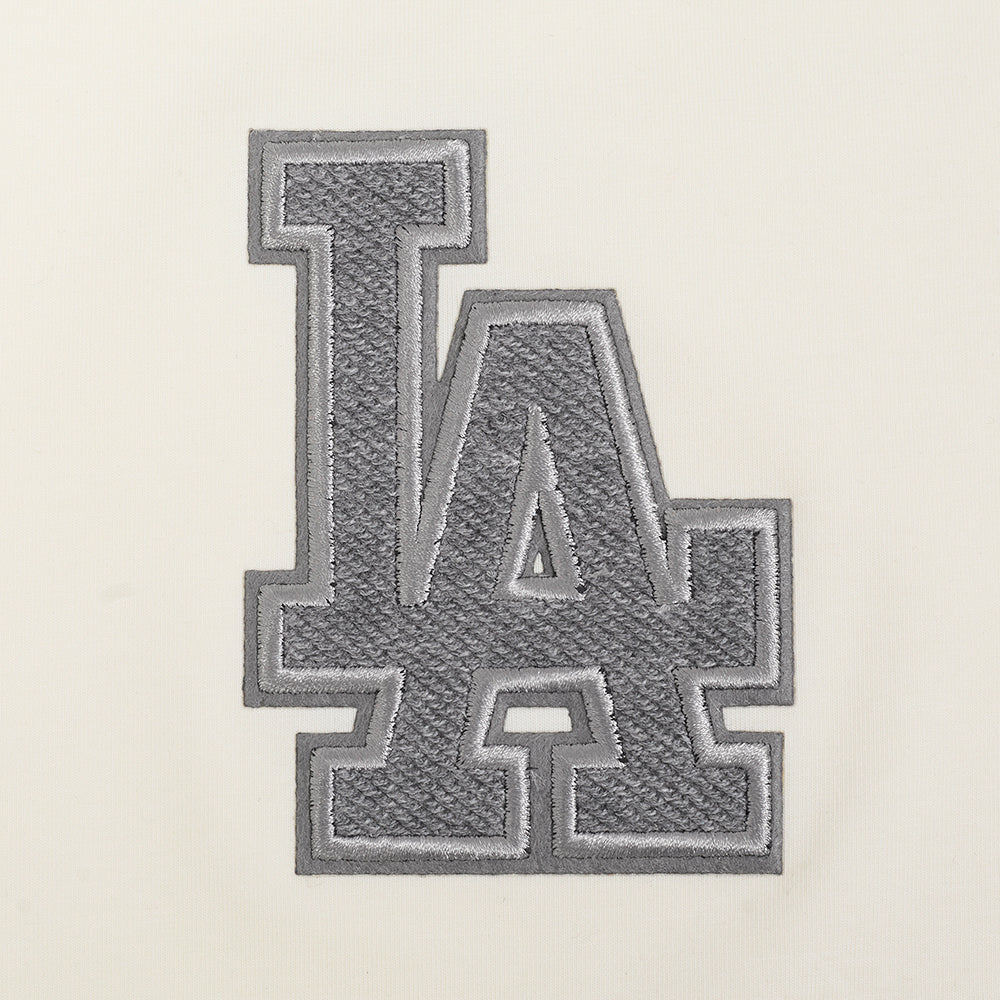 MLB LOS ANGELES DODGERS REVERSE FRENCH TERRY WOMEN'S SINGLE JERSEY BOXY TOP