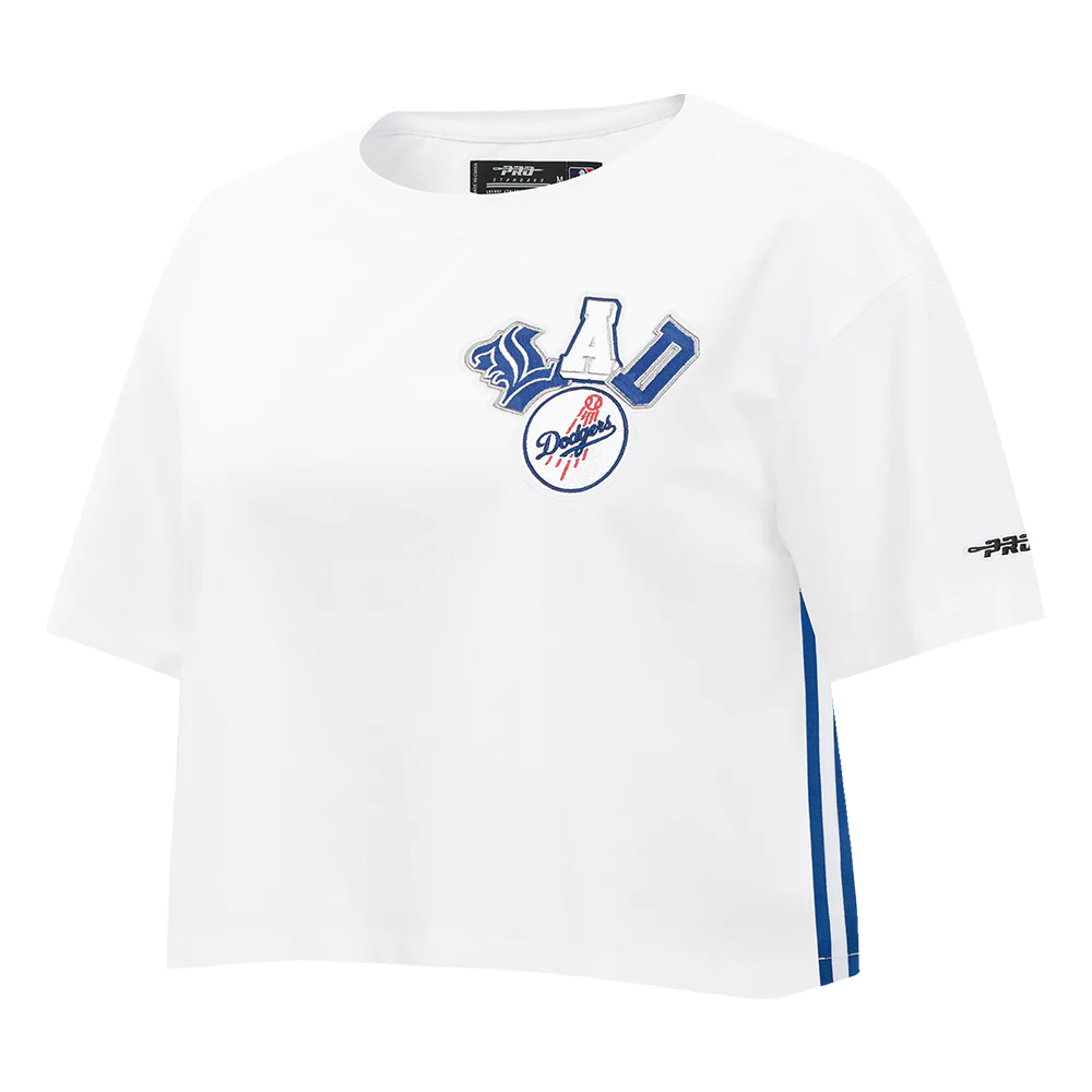 MLB LOS ANGELES DODGERS CITY RANSOM WOMEN'S SINGLE JERSEY BOXY TEE